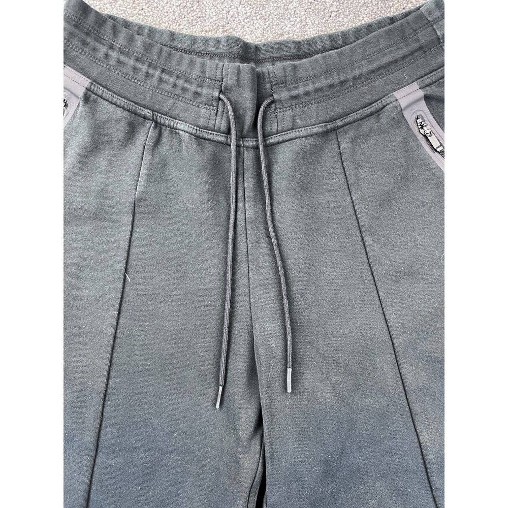 Nike Sweatpants Women Medium Capri Wide Leg Sportswear Tech Fleece Pant‎ Black - Picture 4 of 13
